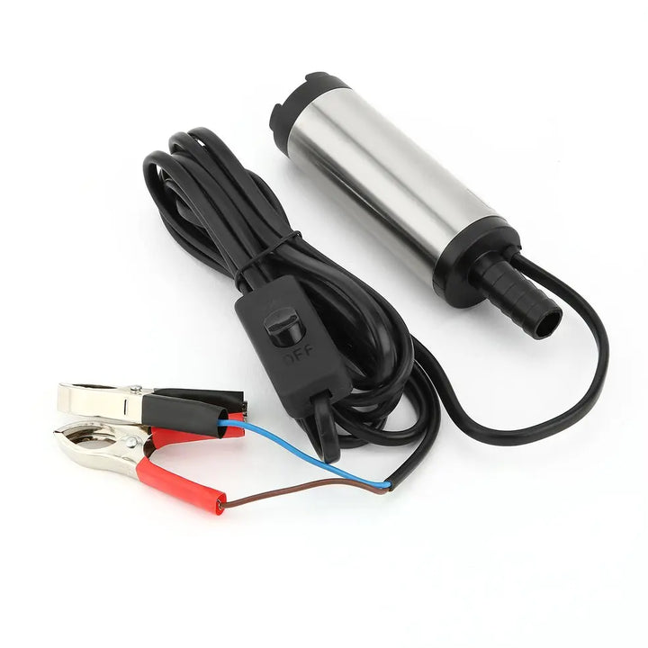 Electric Fuel Transfer Pump Water Oil Transfer Refueling Submersible Pump For Diesel Water Pump 12V 24V 38mm For Car Motorbike