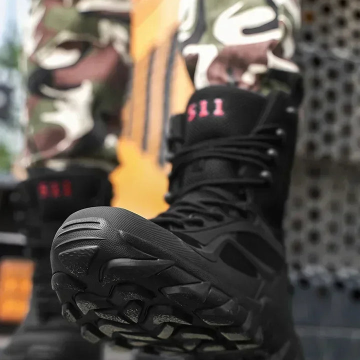 New Men's Motorcycle Retro Boots Comfortable Hot Ankle Boots Outdoor Waterproof Hiking Boots Season Men's Boots Fashion Wear