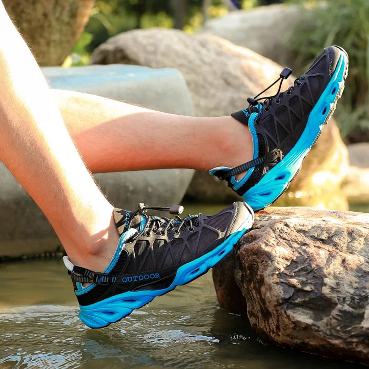 Runing Shoes Men Women Trekking Outdoor Sport Shoes Non Slip Tactical Climbing Shoes Water Upstream Ladies Sneakers Quick Drying