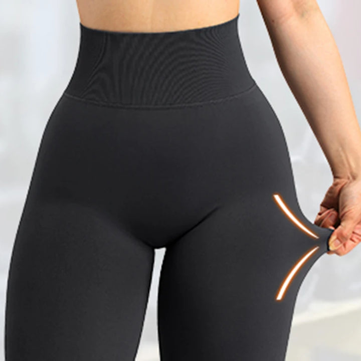 New Seamless Push Up Sport Leggings For Women High Waist Tummy Control Gym Workout Fitness Tights Stretchy Peach Butt Yoga Pants
