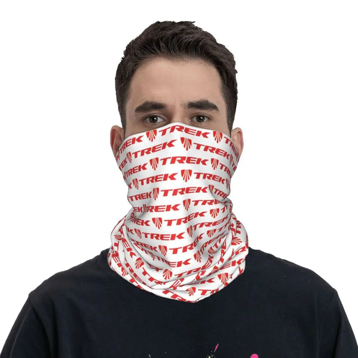 Custom Treks Bike Logo Bandana Neck Gaiter Windproof Face Scarf Cover Women Men Headwear Tube Balaclava