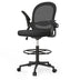 naspaluro Drafting Chair Tall Office Chair Ergonomic Desk Chair Swivel Painting Chair Adjustable Footrest Ring for Office Home
