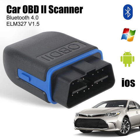 OBD2 Scanner Diagnostic Scanner Car Code Reader For iOS Android and Windows ELM327 V1.5 Car OBD II Mini Wireless Bluetooth 4.0