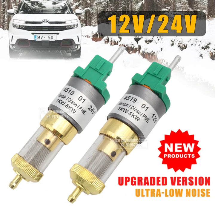 12V/24V 1KW-5KW Car Upgrade Ultra-low Noise Heater Fuel Pump For Eberspacher Universal Car Air Diesel Parking Oil Pump For Truck