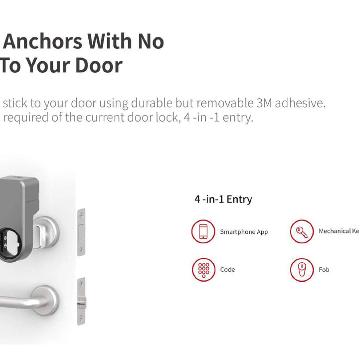 A1 Pro Max Bluetooth Smart Door Lock Tuya APP Remote Control Keyless Unlock Smart Life Cylinder DIY Easy Installation