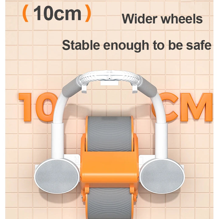 Elbow Support Abdominal Wheel  Muscle Training Home Fitness Exercise Equipment Double Wheeled Automatic Rebound