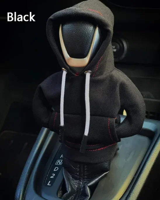 Winter Fashion Hoodie Car Gear Shift Knob Cover Manual Handle Gear Shift Decor Automatic Magical Christmas Interior Accessories