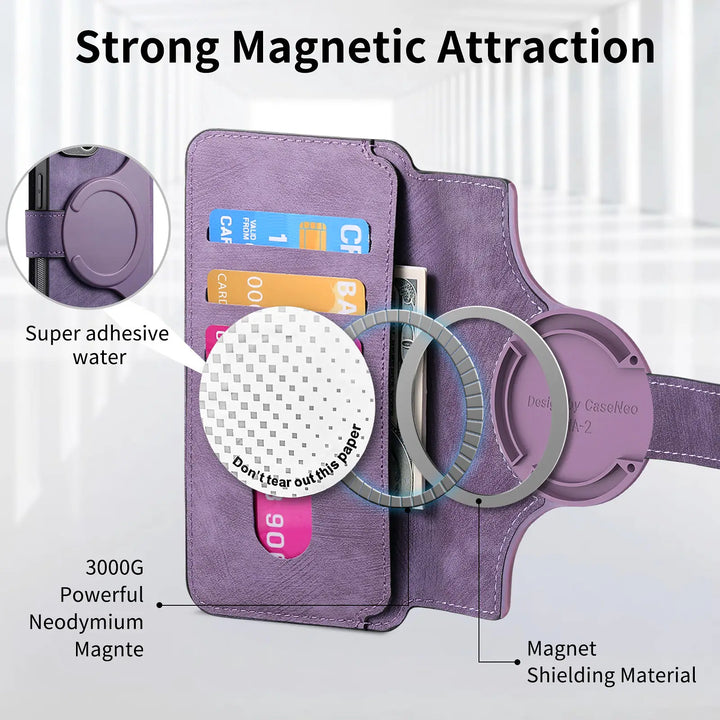 Leather flip magnetic suction detachable Back Cover For Motorola Moto G Stylus 5G (2024) 6.7 "Card slot wallet shockproof Case