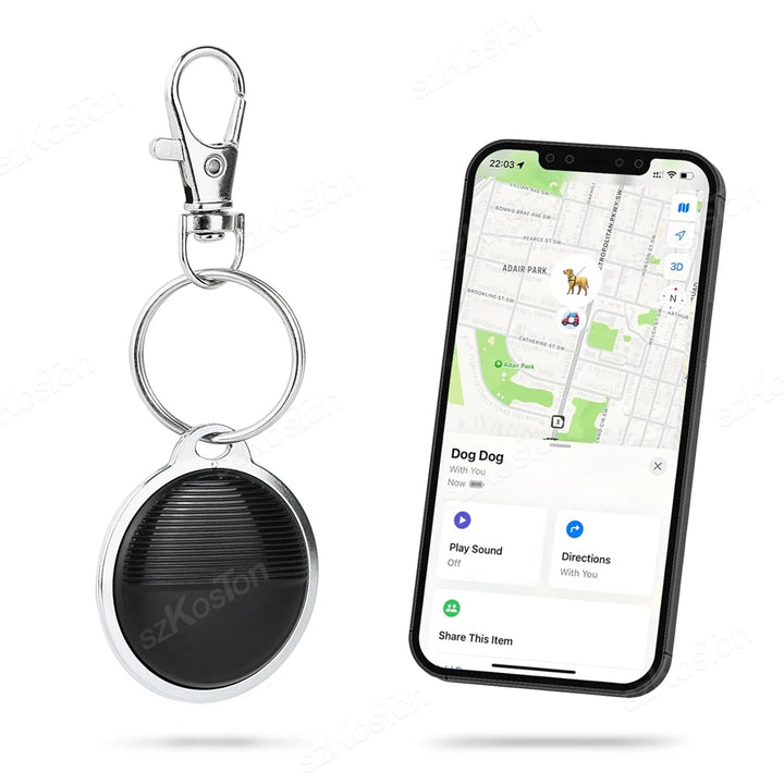 Mini Global GPS Tracker Smart Tag Compatible with iOS Find My App Key Finder Car Pet Anti-lost Alarm Locator iTag for iPhone