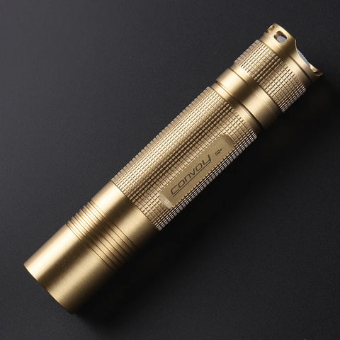 brass convoy S2+ 18650 flashlight