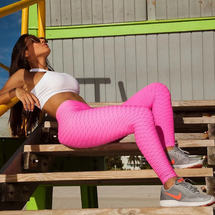 High Waist Fitness Leggings Black White Basic Yoga Sports Pants Tiktok Spring Plus Size Workout Running Butt Lift Tights