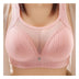 Women Knit Bra With Chest Pad No Steel Ring Seamless Breathable Underwear Wide Shoulder Strap Push-up Bra Sexy Sports Bra