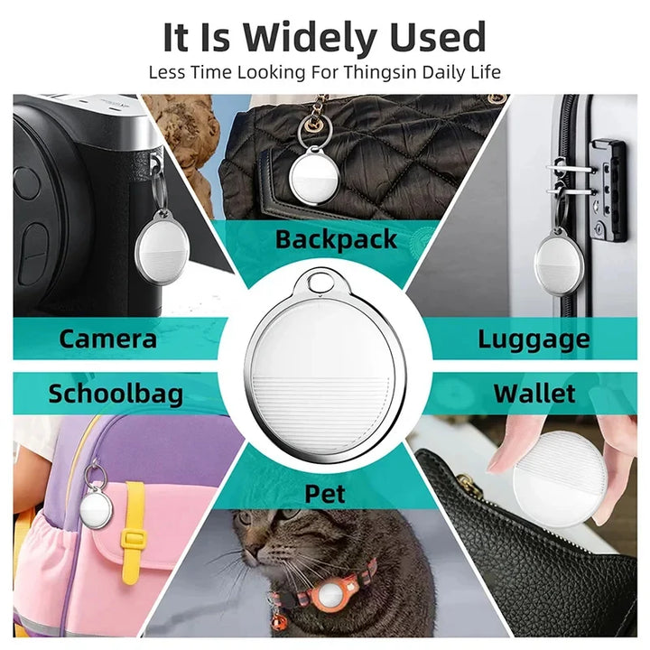 GPS Tracker For IOS Smart Bluetooth-compatible Mini GPS Locator Wallet Key Pets Finder Anti Lost Device Work with Find My APP