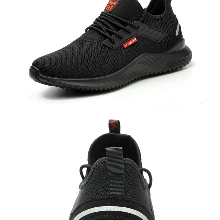 Work Sneakers Steel Toe Shoes Men Safety Shoes Puncture-Proof Work Shoes Boots Fashion Indestructible Footwear Security