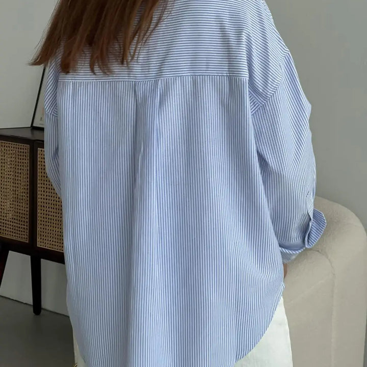 Garaouy Spring Women Single Breasted Blouses Vintage Lapel Collar Long Sleeve Office Lady Female Shirt Chic Pocket Top Blusas