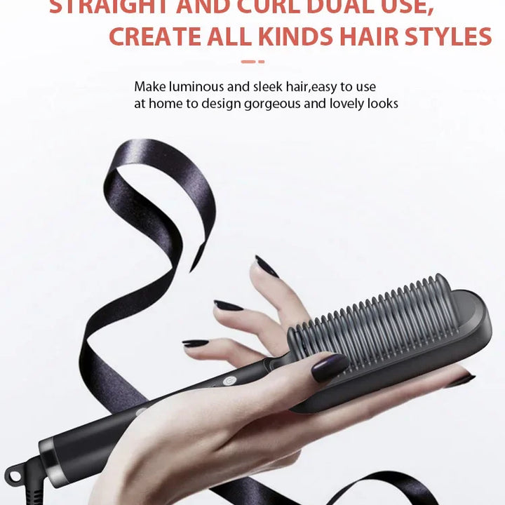 Hair Straightener Professional Quick Heated Electric Hot Comb Hair Straightener Personal Care Multifunctional Hairstyle Brush