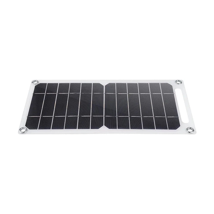 5-35W Solar Panel With USB Waterproof Outdoor Hiking And Camping Portable Battery Mobile Phone Charging Bank Charging Panel 6.8V