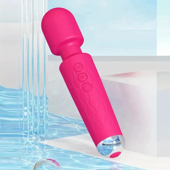 1 portable electric massage stick, 8-speed, 20 frequency, muscle relaxation, suitable for back, neck, leg, and waist massage
