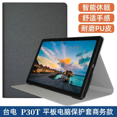 Case for Funda Teclast P30T 10.1" Tablet Case Flip Book Cover with TPU Soft Back Coque