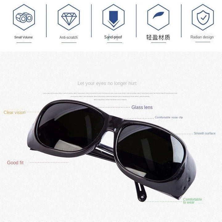 Welding Protective Goggles Sunglasses Impact Resistant Eyewear Outdoor Wind Dust Proof Goggles for Welders Work Safety Glasses