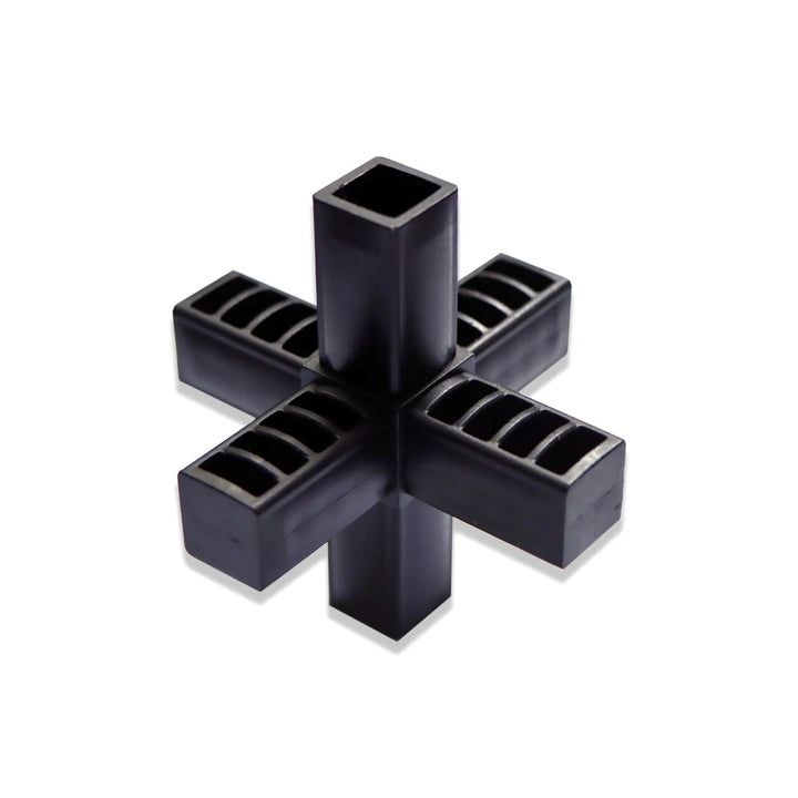 10PCS 20MM X-L-T Shape Square Pipe Fitting 20X20 Pipe Angle Code Six Way Channel Plastic Pipe Fitting Plastic Angle Code