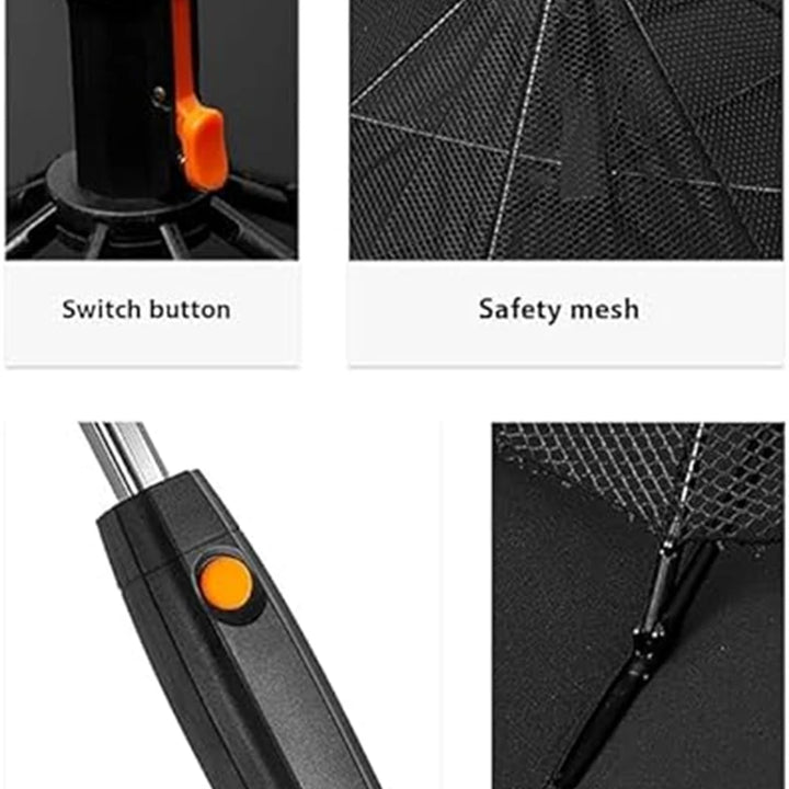 Golf Rain Umbrella Sun UV Protection Water Spray Cooling Fan Beach Umbrella Reinforced Rain Umbrella with Fan and Mister