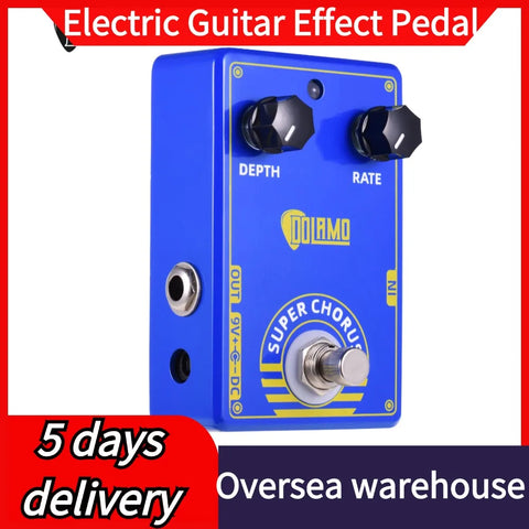 Dolamo D-3 Super Chorus Guitar Effect Pedal Chorus Pedal with True Bypass for Electric Guitar
