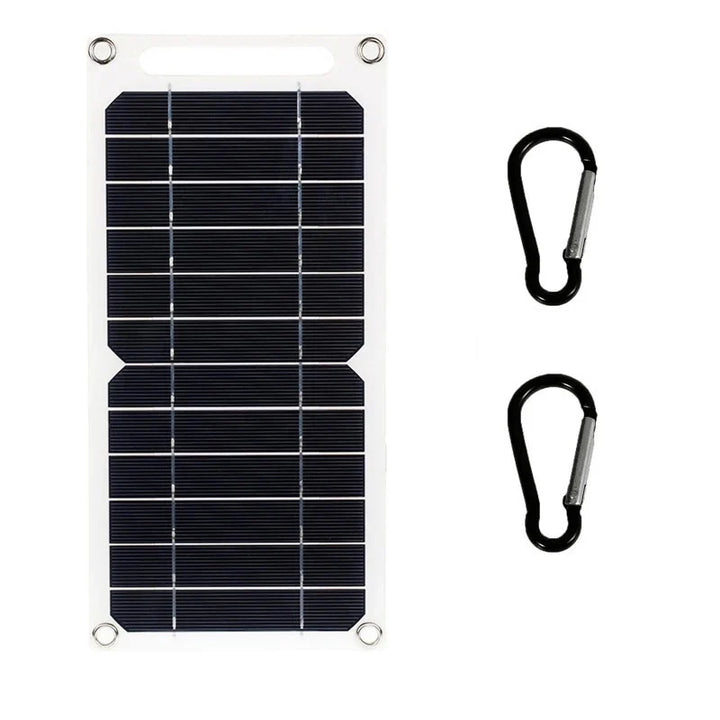 6W Solar Panel with USB Outdoor Waterproof Hiking Camping Portable Battery Mobile Phone Charging Panel 5V Solar Charger