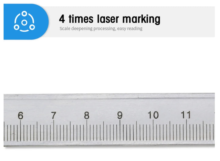 Stainless Steel Vernier Caliper 0-150mm Locking Screw Vernier Caliper Stainless Steel by BeBosLook