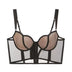 CINOON Women Push UpTransparent Lingerie New Sexy Shaper Bra Thin Beauty Back Underwear Female Fishbone Gauze Bralette