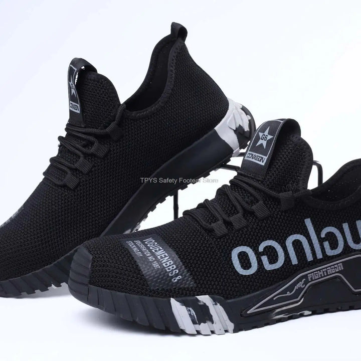 Protective Steel Toe Safety Shoes Men Anti-puncture Work Shoes Men Breathable Industrial Shoes Indestructible Work Safety Boots