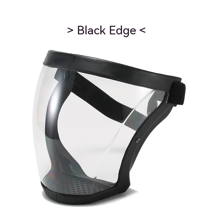 Transparent Facial Protector Super Protective Face Shield for Work Weed Whacking Anti-Fog Full Face Mask for Kitchen Oil Proof
