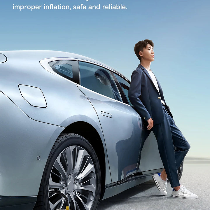 Baseus Wireless Air Pump Portable Air Compressor Smart Digital Electric Car Air Pump for Car Motorcycle Bicycle Inflator Pump