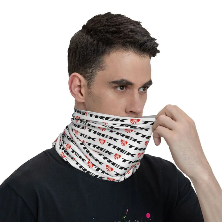 Custom Treks Bike Logo Bandana Neck Gaiter Windproof Face Scarf Cover Women Men Headwear Tube Balaclava