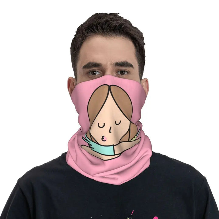 Custom Nursing Pattern Nurse Bandana Neck Gaiter for Ski Cycling Women Men Wrap Scarf Health Care Headband Warmer