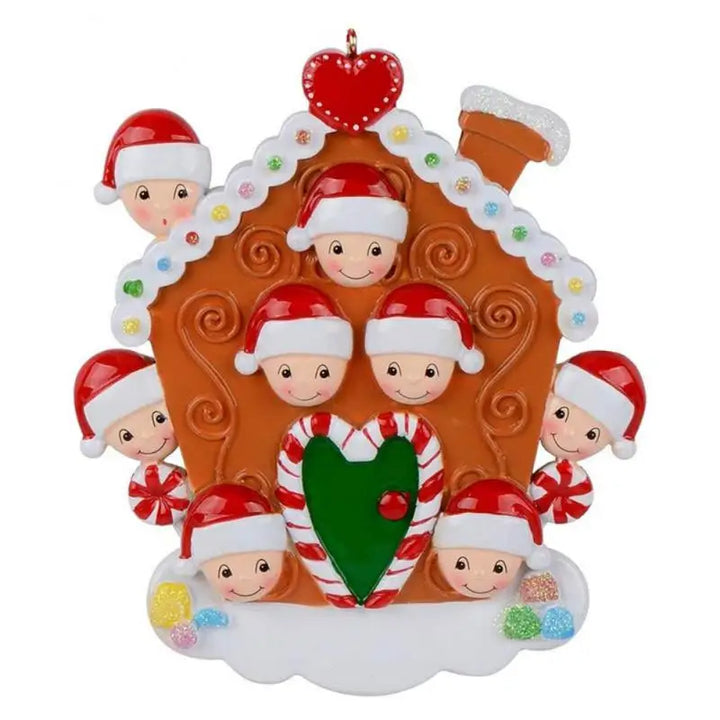 Christmas Tree Hanging Resin Cute Creative Personal Family Light Weight New Year 2023 Christmas Tree Ornament High Quality