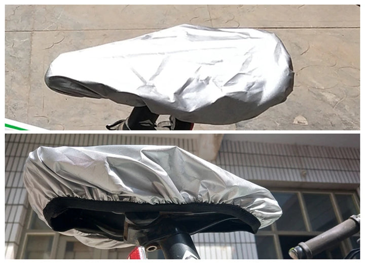 Waterproof Bike Seat Cover Rain Cover Bicycle Saddle Cover Mountain Bike Seat Sun Protetion Cover Dustproof Cycling Equipment