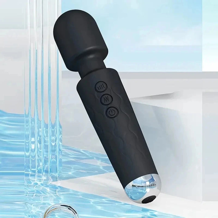 1 portable electric massage stick, 8-speed, 20 frequency, muscle relaxation, suitable for back, neck, leg, and waist massage