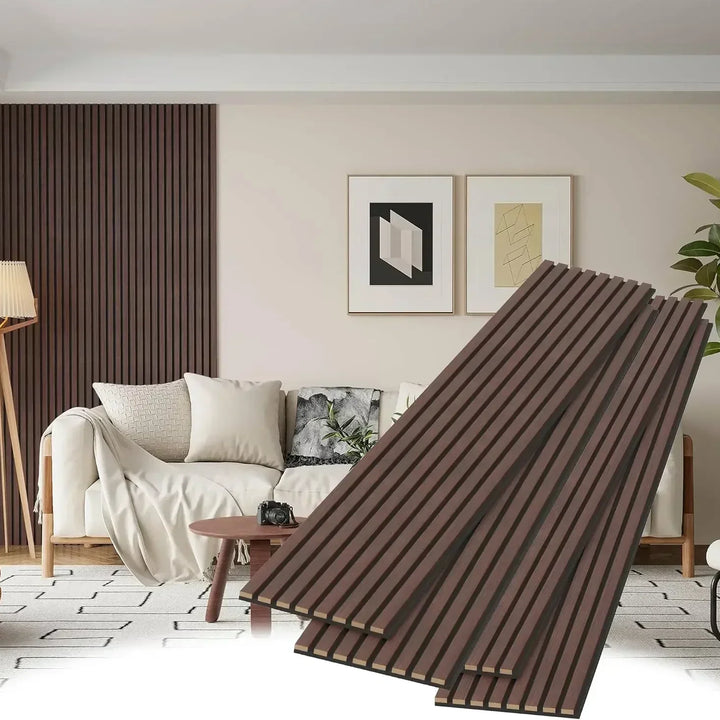 Wood Slat Wall Panels, Accent Decorative Acoustic Wood Slats for Wall and Ceilings,  Acoustic Panels, Wall Panels