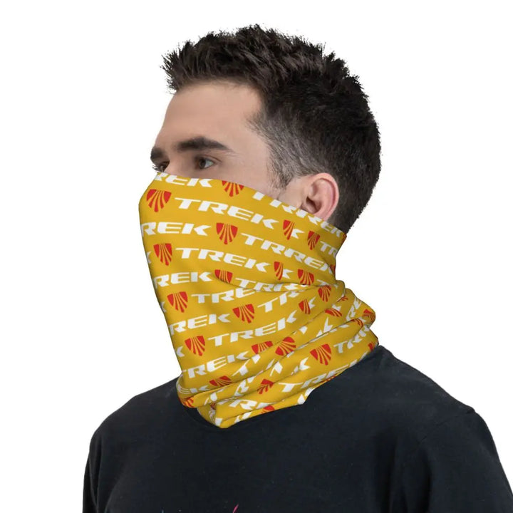Custom Treks Bike Logo Bandana Neck Gaiter Windproof Face Scarf Cover Women Men Headwear Tube Balaclava