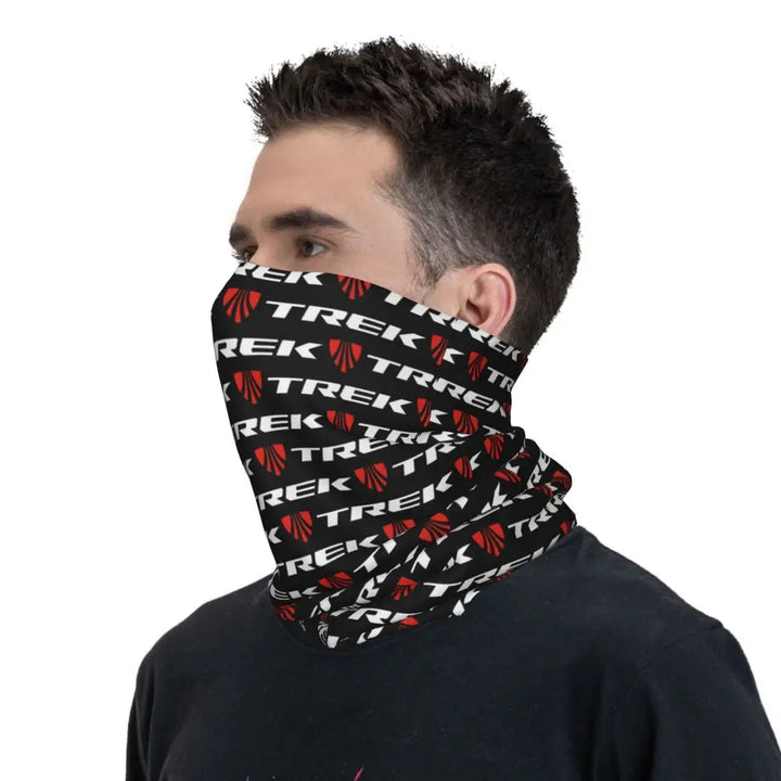 Custom Treks Bike Logo Bandana Neck Gaiter Windproof Face Scarf Cover Women Men Headwear Tube Balaclava