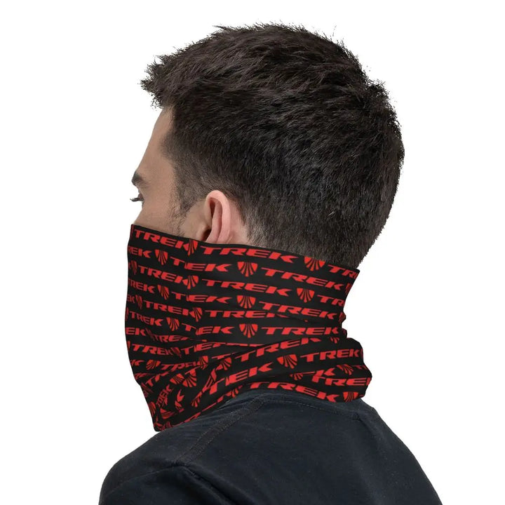 Custom Treks Bike Logo Bandana Neck Gaiter Windproof Face Scarf Cover Women Men Headwear Tube Balaclava