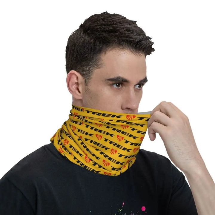 Custom Treks Bike Logo Bandana Neck Gaiter Windproof Face Scarf Cover Women Men Headwear Tube Balaclava