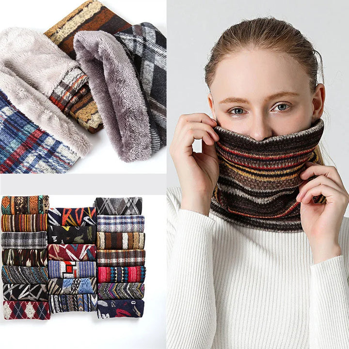 New Women Neck Cover Children Autumn Winter Cold Warm Men Fashion Neckerchief Solid Knitted Scarf Decoration Thickening Fleecing