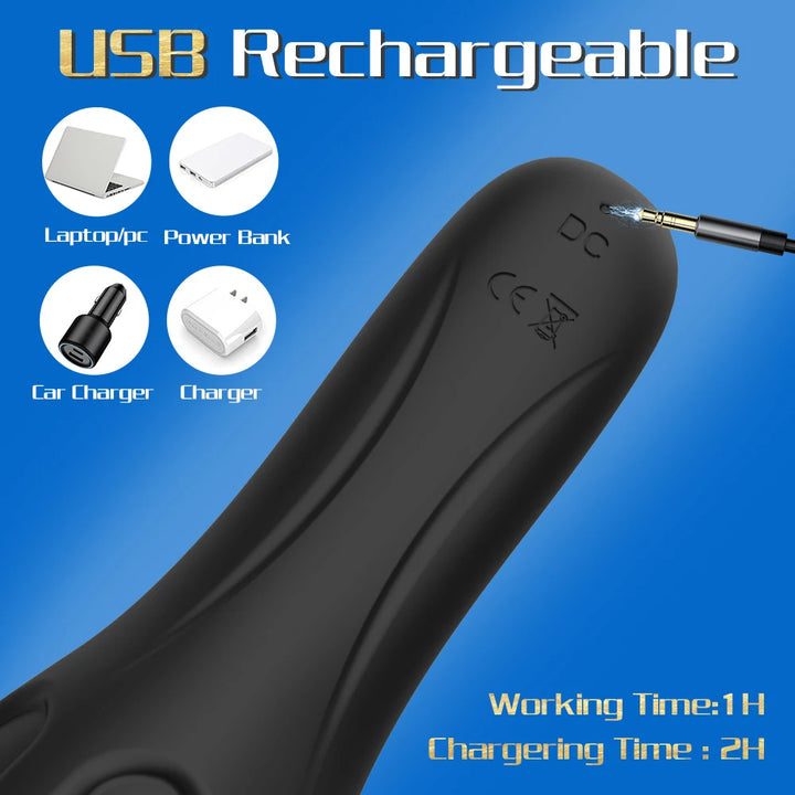 Glans Stimulate Trainer Vibrator Men Penis Delay Exerciser Stimulate Masturbation Massager Vibrating Endurance Trainning Sex Toy