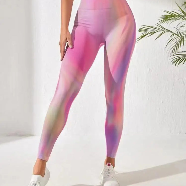 Sexy Women High Waist Leggings Gym Workout Fitness Female Yoga Leggings Seamless Sports Running Pants