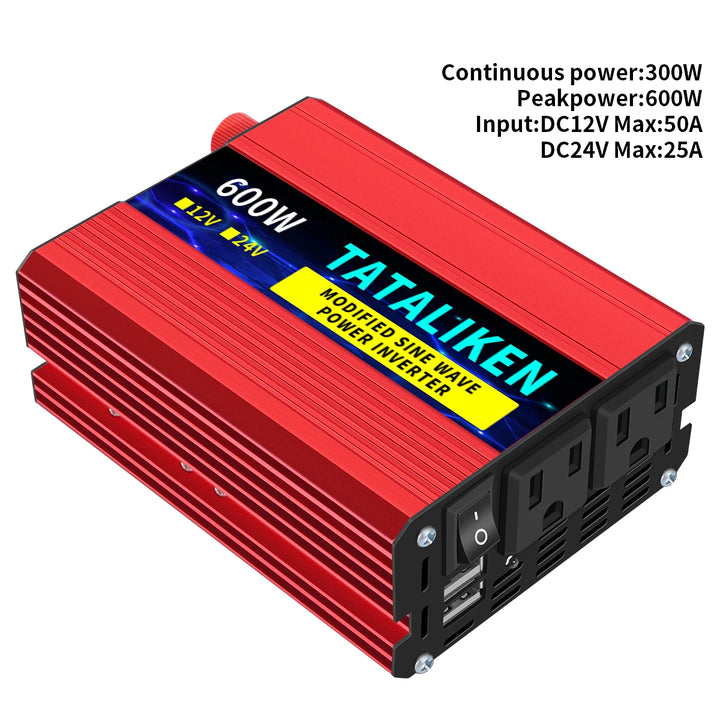 Modified Sine Wave Inverter Converter 2200W 3000W 4000W AC 12V 110V 60HZ With LED Voltage Display