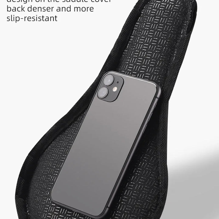 WEST BIKING Comfortable Bicycle Saddle Cover Breathable Rebound Silicone Foam Bike Seat Cover With Rain Cover Bike Accessories