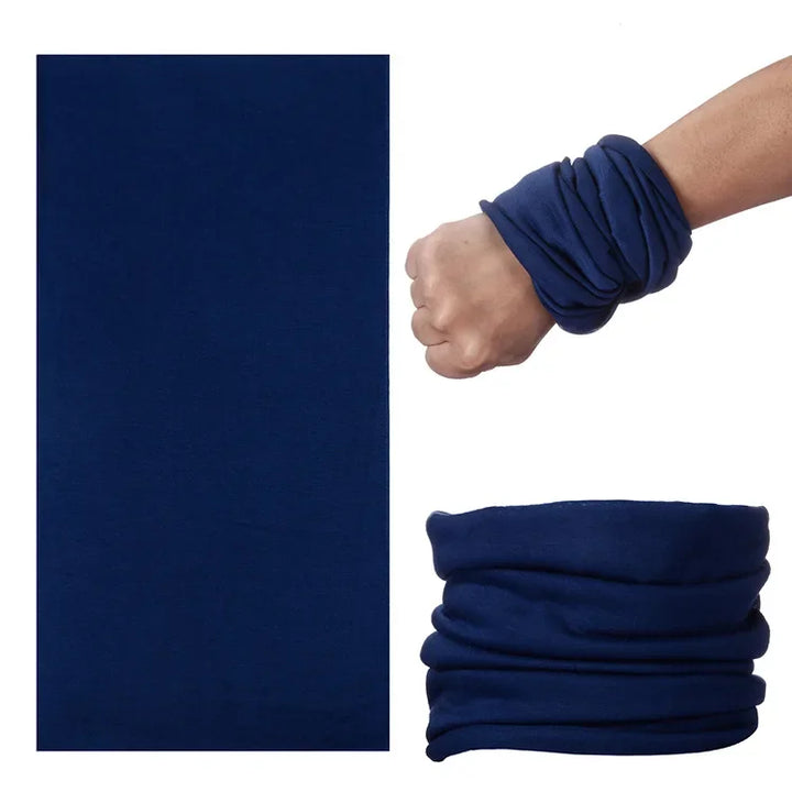 Seamless Riding Face Mask Dustproof Bandana Men Tube Polyester Neck Cover Gaiter Balaclava Women Head Scarf Bike Hiking Headband