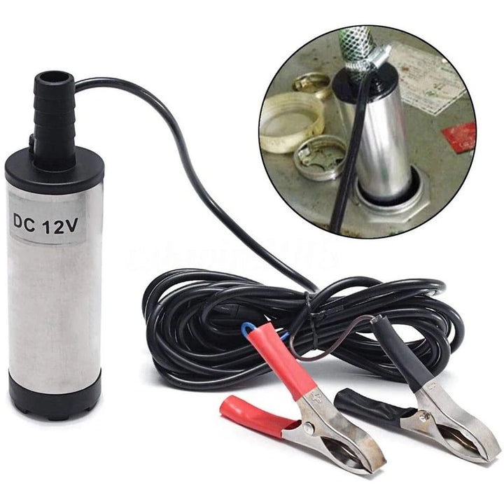 Electric Fuel Transfer Pump Water Oil Transfer Refueling Submersible Pump For Diesel Water Pump 12V 24V 38mm For Car Motorbike